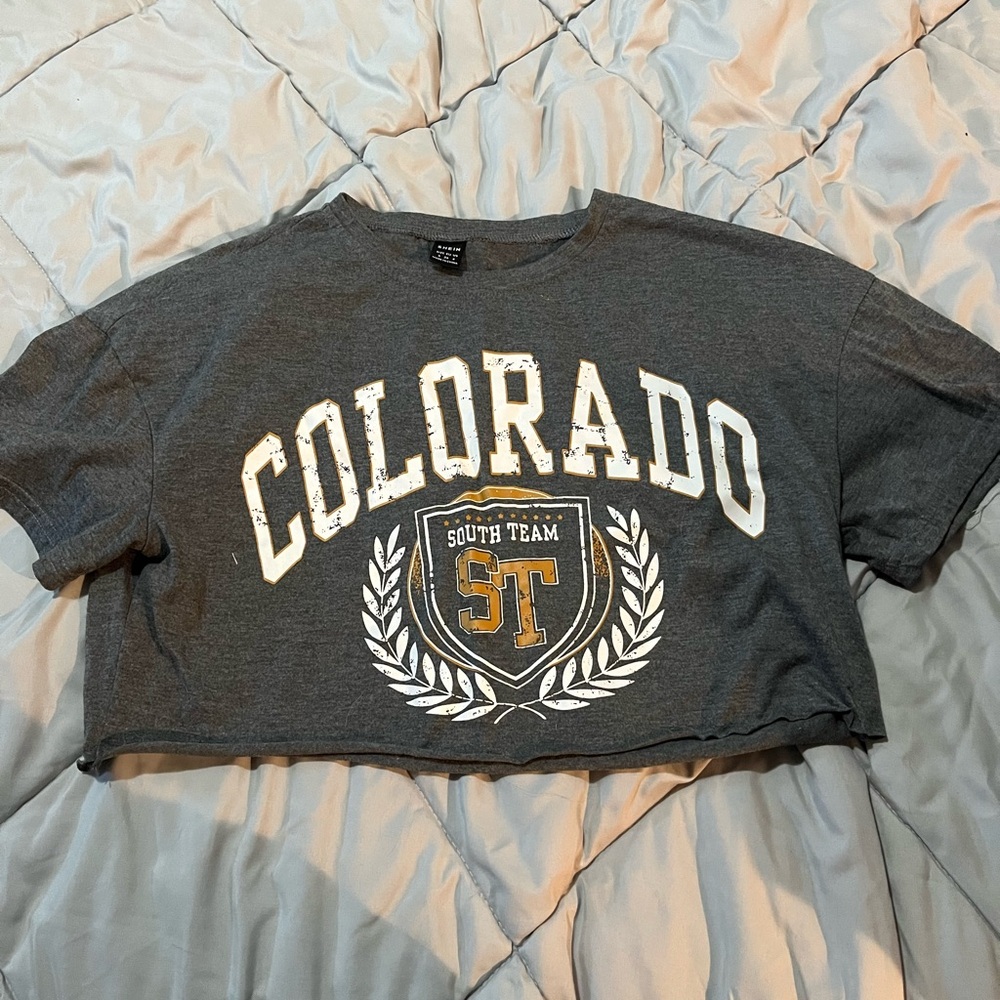 SHEIN Charcoal Gray Tee